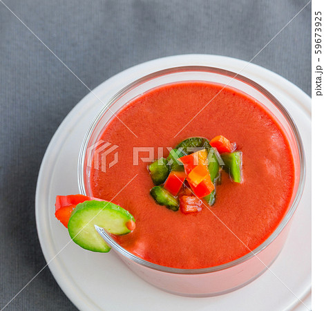 Spanish cold soup Gaspacho 59673925