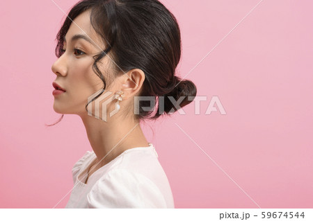 女性 ビューティー ピンクバック 女性 ビューティー ピンクバック 59674544