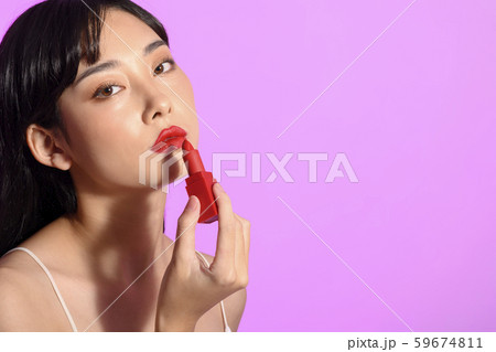女性 ビューティー ピンクバック 女性 ビューティー ピンクバック 59674811