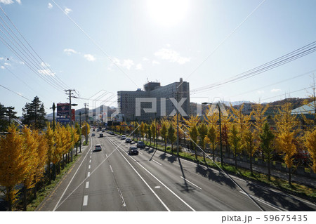 国道230号石山通 街の風景(川沿3条2丁目付近) 国道230号石山通 街の風景(川沿3条2丁目付近) 59675435