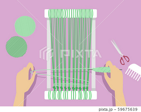 Hands Weaving Illustrationのイラスト素材 Hands Weaving Illustrationのイラスト素材