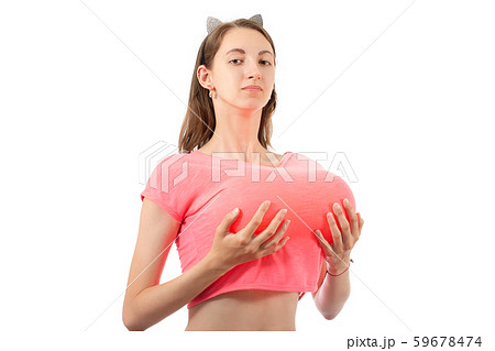 girl with big breast - Stock Photo [59678474] - PIXTA