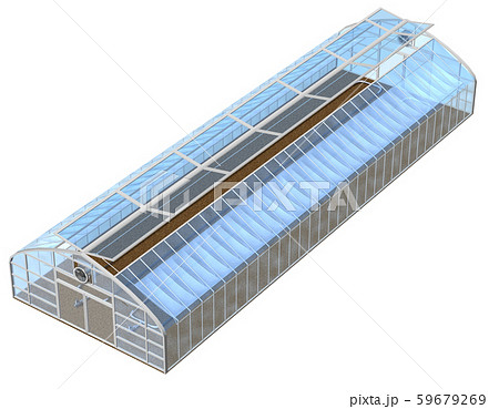 ビニールハウスのイラスト素材