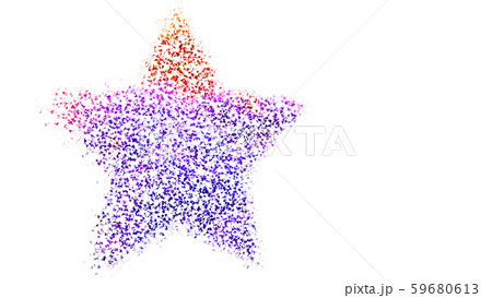 CGパーティクル トライアングルの紙吹雪 CGパーティクル トライアングルの紙吹雪 59680613