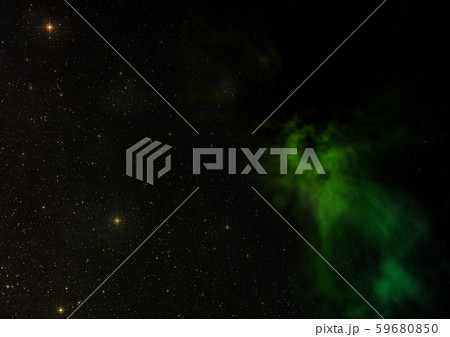 Star field in space and a nebulae. 3D rendering Star field in space and a nebulae. 3D rendering 59680850