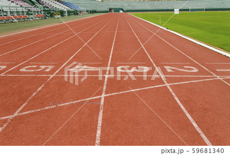 lanes of running track 59681340