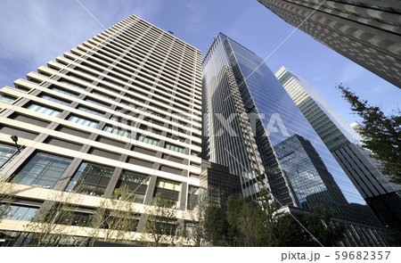 日本の東京都市景観 大手町大規模複合開発「Otemachi One(大手町ワン)」などを望む 日本の東京都市景観 大手町大規模複合開発「Otemachi One(大手町ワン)」などを望む 59682357