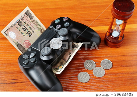 ゲームイメージ 浪費イメージ 出費イメージ ゲームイメージ 浪費イメージ 出費イメージ 59683408