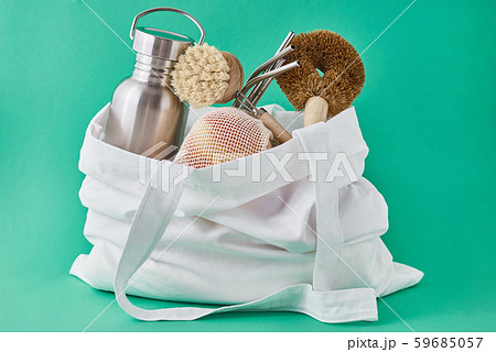 Zero waste concept. Reusable eco friendly items Zero waste concept. Reusable eco friendly items 59685057