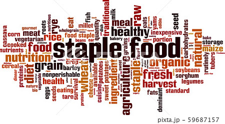 Staple food word cloud 59687157