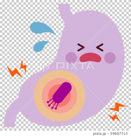 ピロリ菌 胃 キャラクター ピロリ菌 胃 キャラクター 59687315