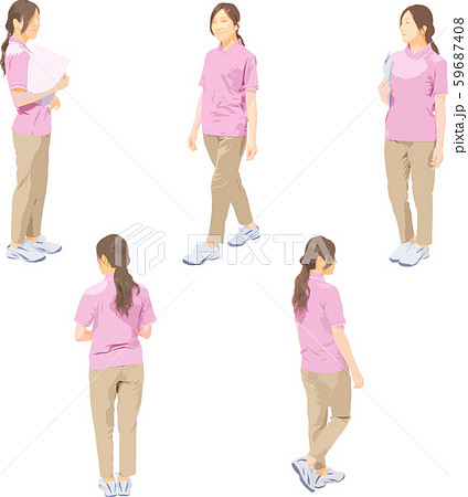 女性介護スタッフ 59687408