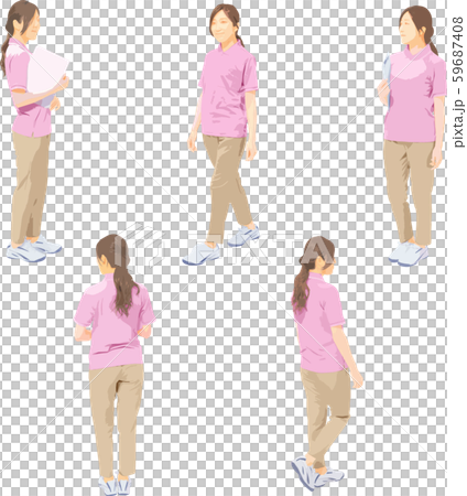 女性介護スタッフ 59687408