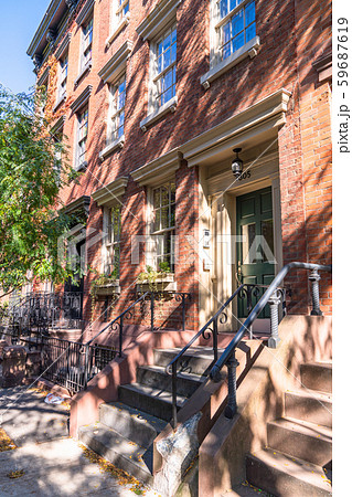 《ニューヨーク》ロウアーマンハッタン・グリニッジビレッジの住宅街 《ニューヨーク》ロウアーマンハッタン・グリニッジビレッジの住宅街 59687619