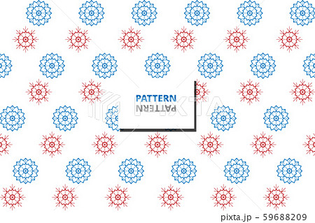 パターン 冬 目のイラスト素材