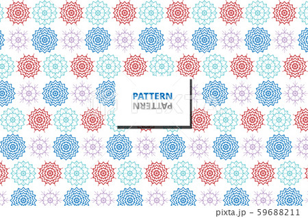 パターン 冬 目のイラスト素材