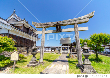 天守閣前の朝暉神社 福知山城 天守閣前の朝暉神社 福知山城 59688573