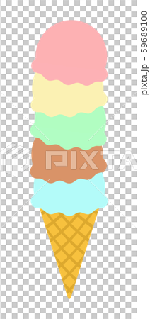 五段アイスのイラスト素材 [59689100] - PIXTA