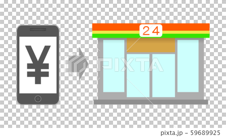 Smartphone payment at convenience stores 59689925