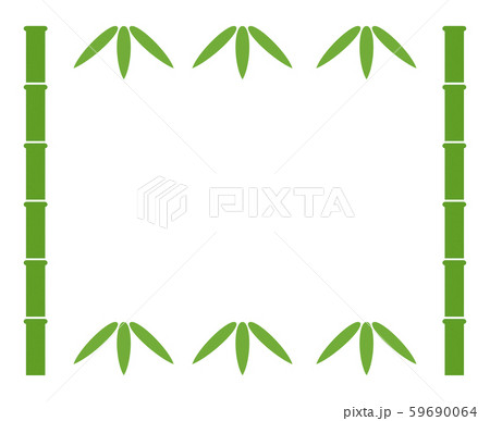 笹と竹のフレーム 59690064