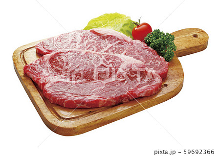国産牛肩ロース肉_ステーキ用02（パス付） 59692366