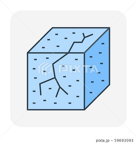 concrete testing icon 59693093