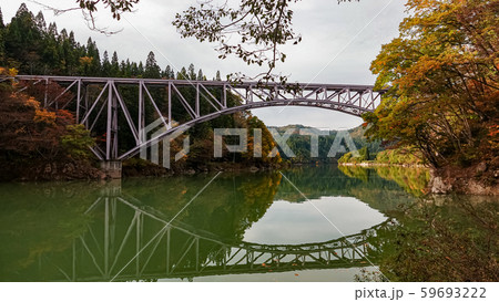 Tadami Line facade in Fukushima,Japan 59693222