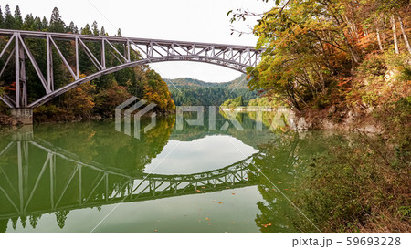 Tadami Line facade in Fukushima,Japan Tadami Line facade in Fukushima,Japan 59693228