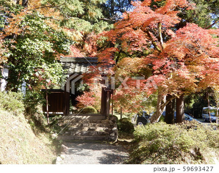安国寺開山堂山道門　横２ 59693427