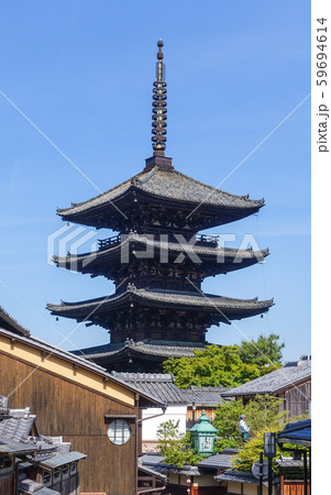 京都らしい町並みが続く八坂の塔こと「法観寺五重塔」界隈 59694614