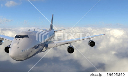 飛行中の飛行機 59695860