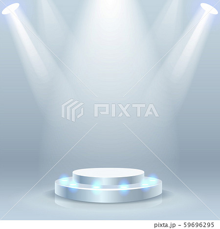 スポットライトのステージ 59696295