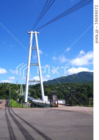 高原の大吊り橋の主塔 高原の大吊り橋の主塔 59699072