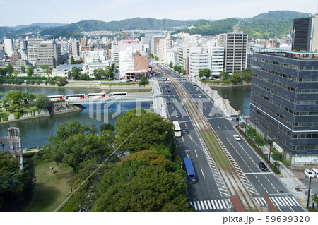 展望所から眺めた広島の街並 展望所から眺めた広島の街並 59699320