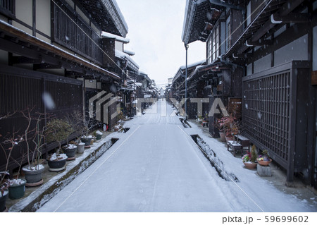飛騨高山の雪景色 飛騨高山の雪景色 59699602