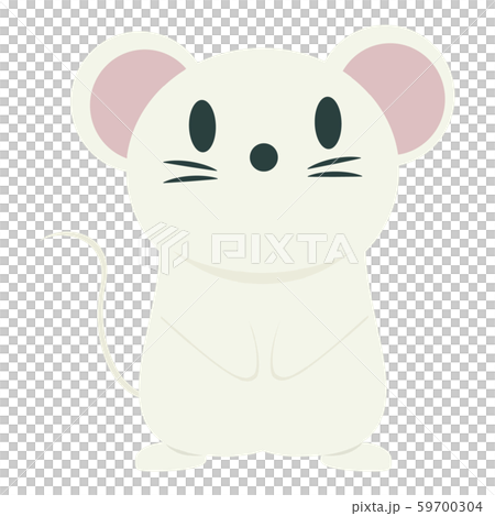 White mouse (Gray color) 03 White mouse (Gray color) 03 59700304