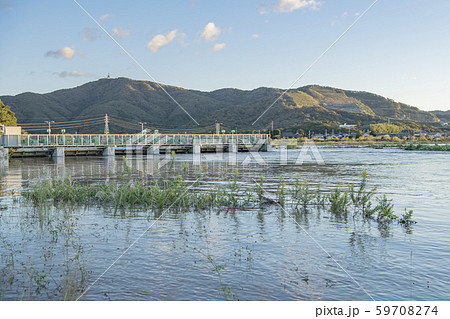 田土部堰　2019年　台風 59708274