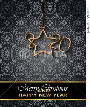 2020 Merry Christmas background. 59709960