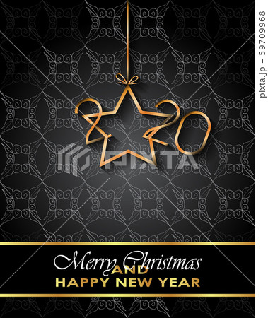 2020 Merry Christmas background. 59709968