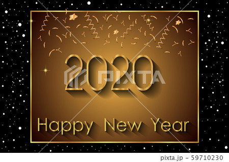 2020 Happy New Year background. 59710230