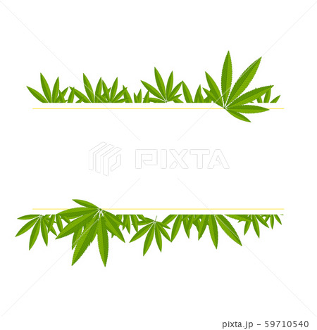 Frame for text from hemp Frame for text from hemp 59710540