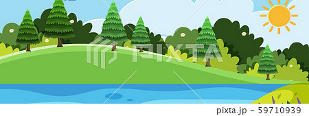 A natural forest scene 59710939