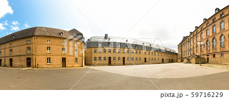 Old European tourist city square, panorama 59716229