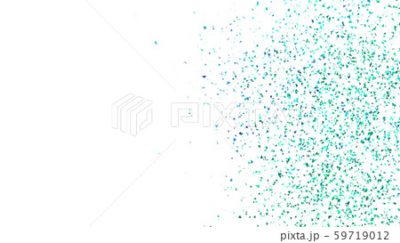 CGパーティクル　トライアングルの紙吹雪 59719012