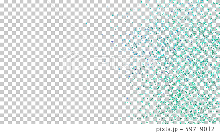 CGパーティクル　トライアングルの紙吹雪 59719012