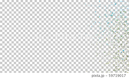 CGパーティクル　トライアングルの紙吹雪 59719017