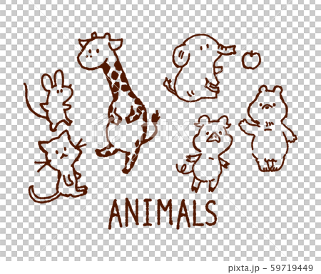 どうぶつさんたち セット どうぶつさんたち セット 59719449