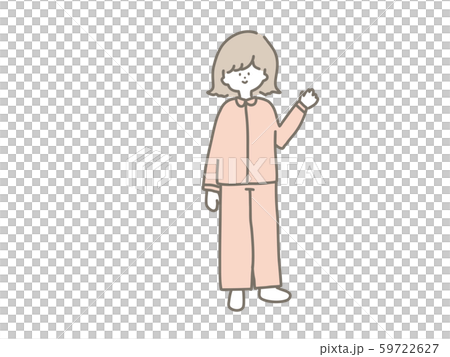 おやすみなさい　女の子 59722627