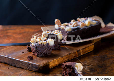 ナッツが沢山のったガトーショコラ 59724062