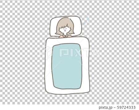 A girl sleeping soundly 59724333